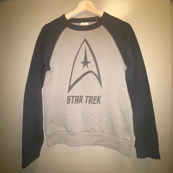 Star Trek olive green pullover sweater - Picture 2 of 5